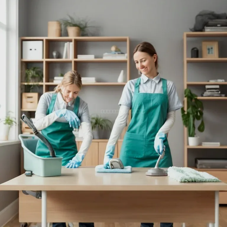 Servicio de desinfección en un espacio de trabajo